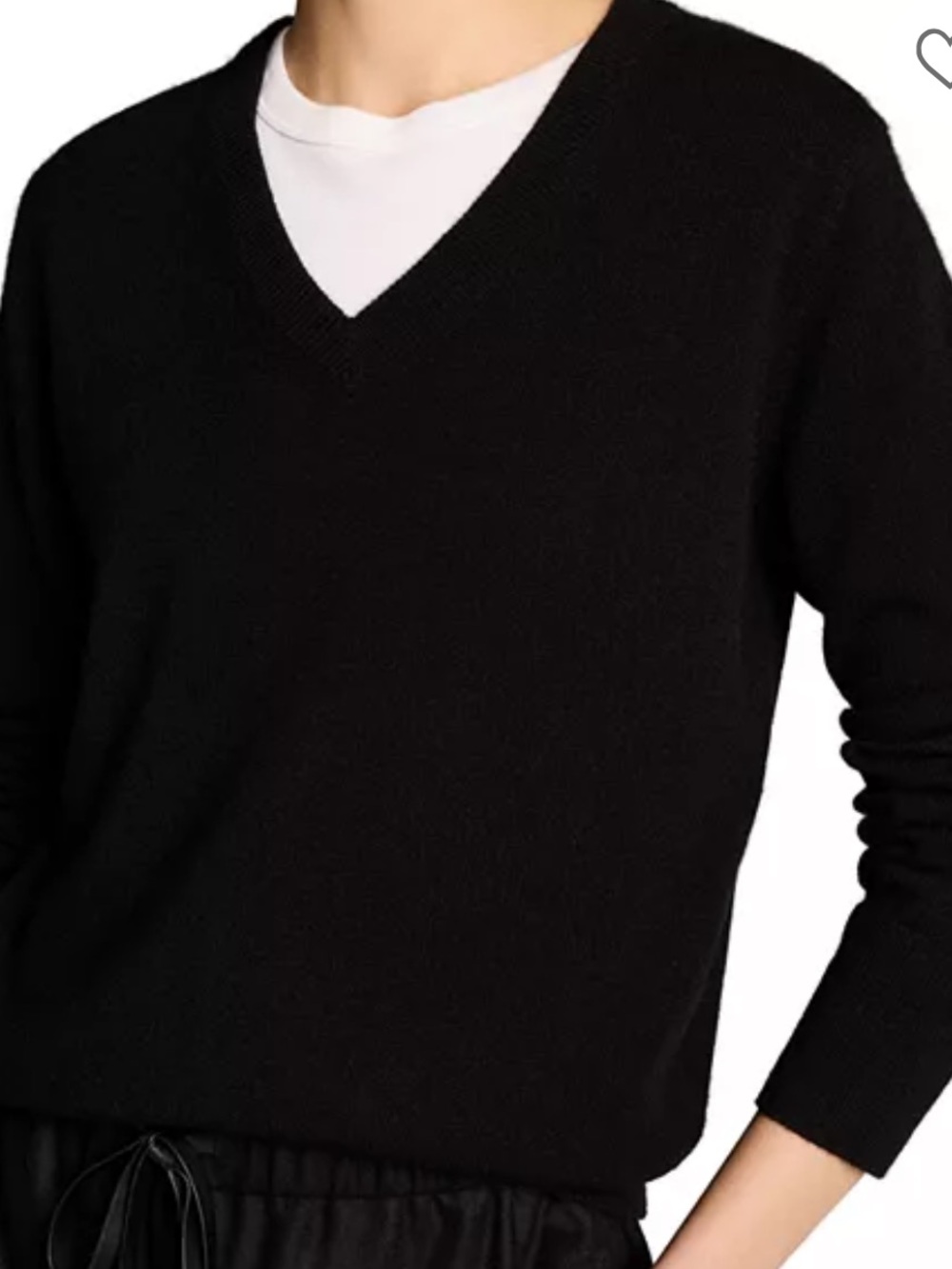 Vince Cashmere V Neck Sweater XL